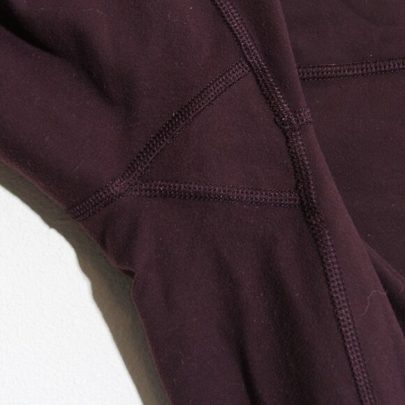 Lululemon Wunder Under Hi-Rise Tight Legging Full-On Luon Black Cherry Roll Down - Picture 8 of 14